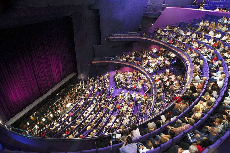 The Lowry Theatre auditorium full of people