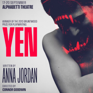 Poster for the play Yen.